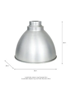 Hillingdon Easy Fit Pendant Shade - Silver 7 Hillingdon Easy Fit Pendant Shade - Silver -Garden Trading Store EFHI02 portrait 9 57766.1638535833