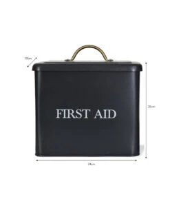 First Aid Box - Carbon 7 First Aid Box - Carbon -Garden Trading Store FACN01 portrait 9 57236.1638536423