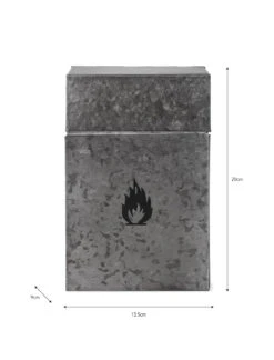 Firelighter Box - Galvanised -Garden Trading Store FBGS01 portrait 9 83568.1638547832