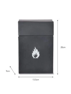 Firelighter Box - Carbon 11 Firelighter Box - Carbon -Garden Trading Store FLCN01 portrait 9 72174.1638547846