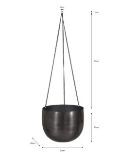 Farringdon Hanging Plant Pot - 20cm 7 Farringdon Hanging Plant Pot - 20cm -Garden Trading Store FPAP01 portrait 9 57622.1638542412