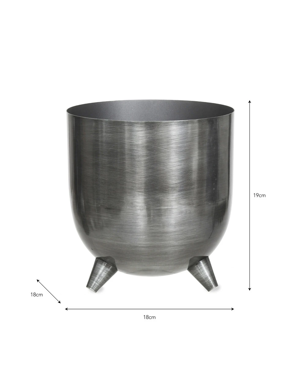 Farringdon Plant Pot On Feet 3 Farringdon Plant Pot On Feet - Image 3