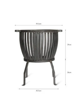 Barrington Fire Pit - Small 9 Barrington Fire Pit - Small -Garden Trading Store FPST02 portrait 9 38891.1638549057