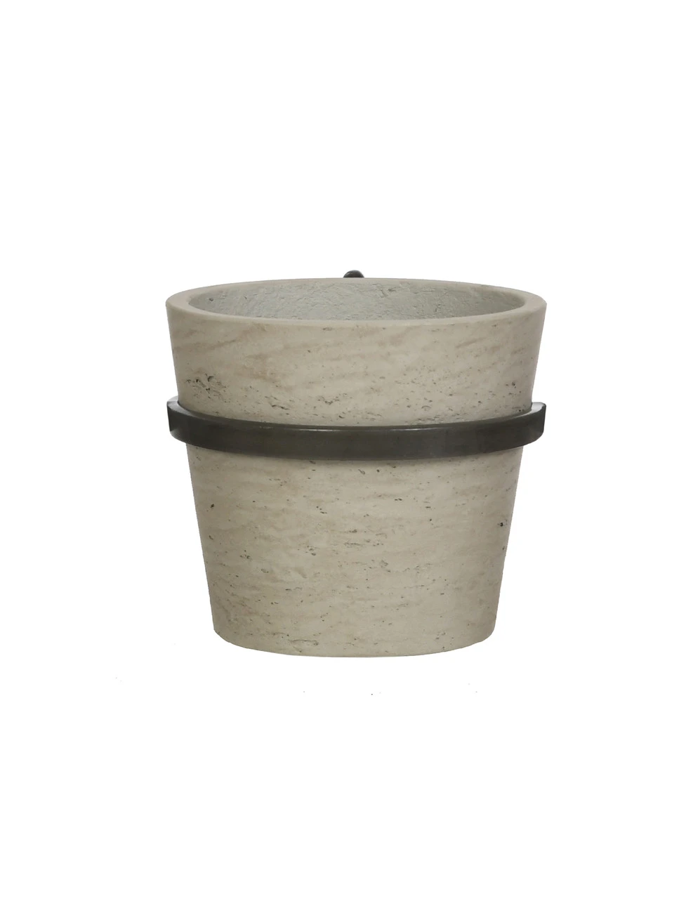 Single Stratton Wall Pot And Farringdon Holder - Stone 2 Single Stratton Wall Pot And Farringdon Holder - Stone - Image 2