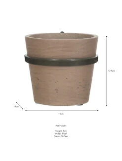 Single Stratton Wall Pot And Farringdon Holder - Warm Stone -Garden Trading Store FPWS01 portrait 9 22947.1638547875
