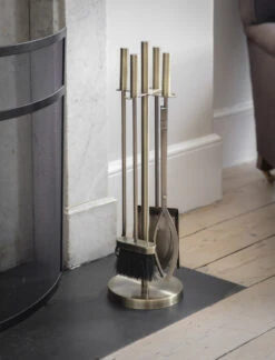 Ebrington Fireside Tool Set - Brass