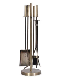 Ebrington Fireside Tool Set - Brass 6 Ebrington Fireside Tool Set - Brass -Garden Trading Store FSAB01 portrait 8 64459.1638467050