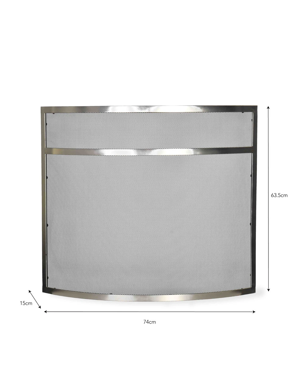 Bretforton Firescreen - Silver - Small 4 Bretforton Firescreen - Silver - Small - Image 4