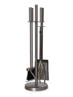 Ebrington Fireside Tool Set - Silver -Garden Trading Store FSSV03 portrait 8 19137.1638467085