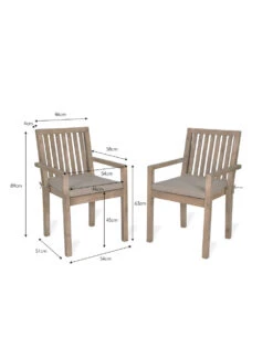 Pair Of Porthallow Dining Armchairs -Garden Trading Store FUAC09 portrait 9 52305.1680102806