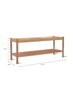 Longworth Hallway Bench - Oak 5 Longworth Hallway Bench - Oak -Garden Trading Store FUOA31 portrait 9 04599.1638467465