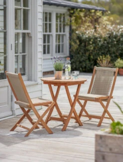 Carrick Table And Chair Set - Natural