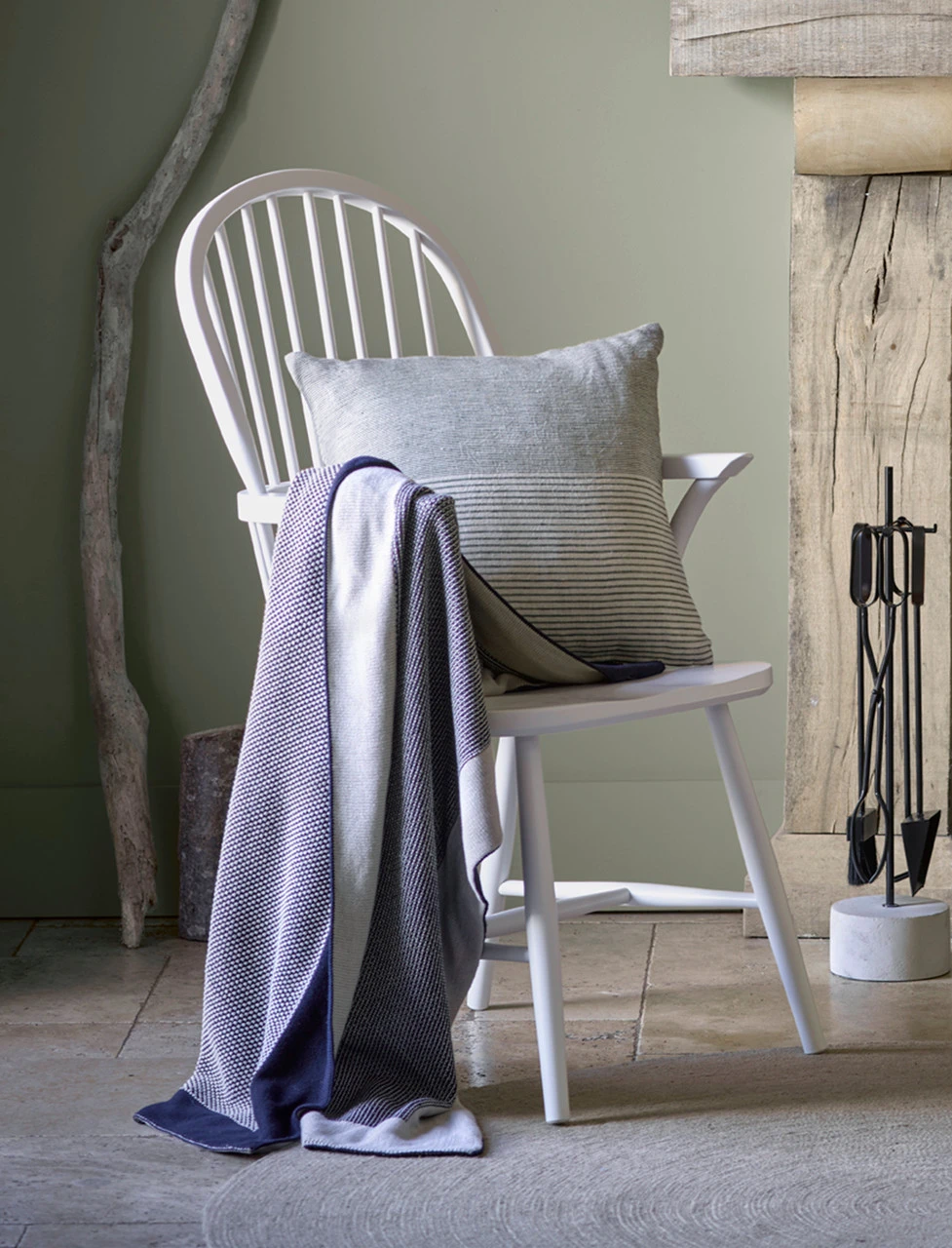 Framlingham Throw - Ink 1 Framlingham Throw - Ink