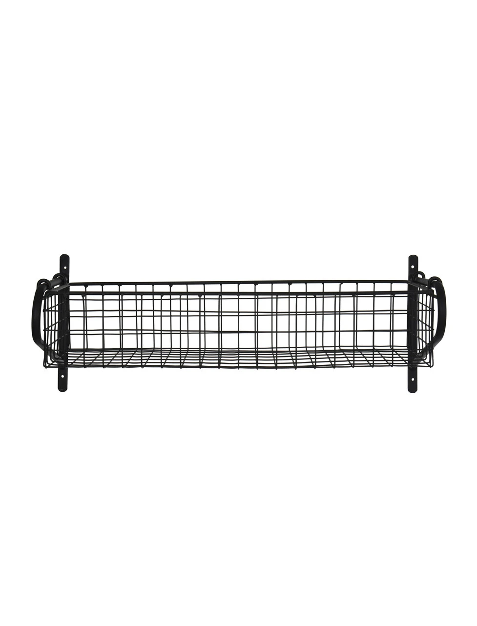 Wirework Basket Shelf - Black - Medium 3 Wirework Basket Shelf - Black - Medium - Image 3