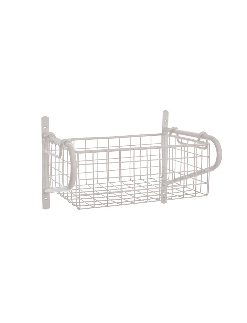 Wirework Basket Shelf - Lily White - Small 3 Wirework Basket Shelf - Lily White - Small - Image 3