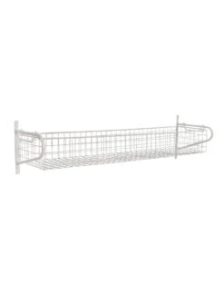 Wirework Basket Shelf - Lily White - Large -Garden Trading Store HBLW03 portrait 8 51093.1638543035