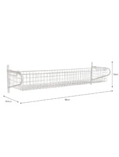 Wirework Basket Shelf - Lily White - Large -Garden Trading Store HBLW03 portrait 9 51737.1638543036