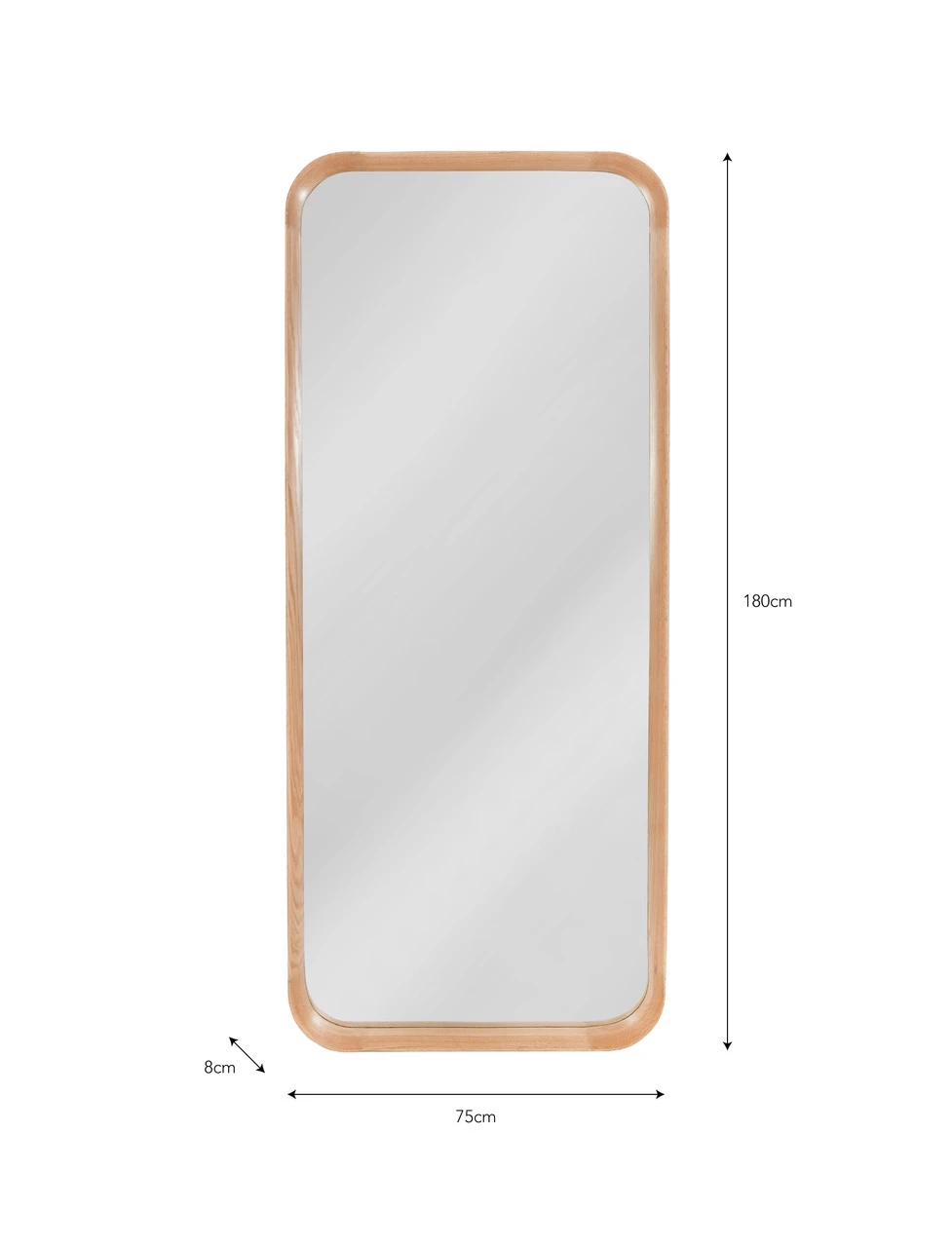 Hambledon Leaning Mirror 4 Hambledon Leaning Mirror - Image 4