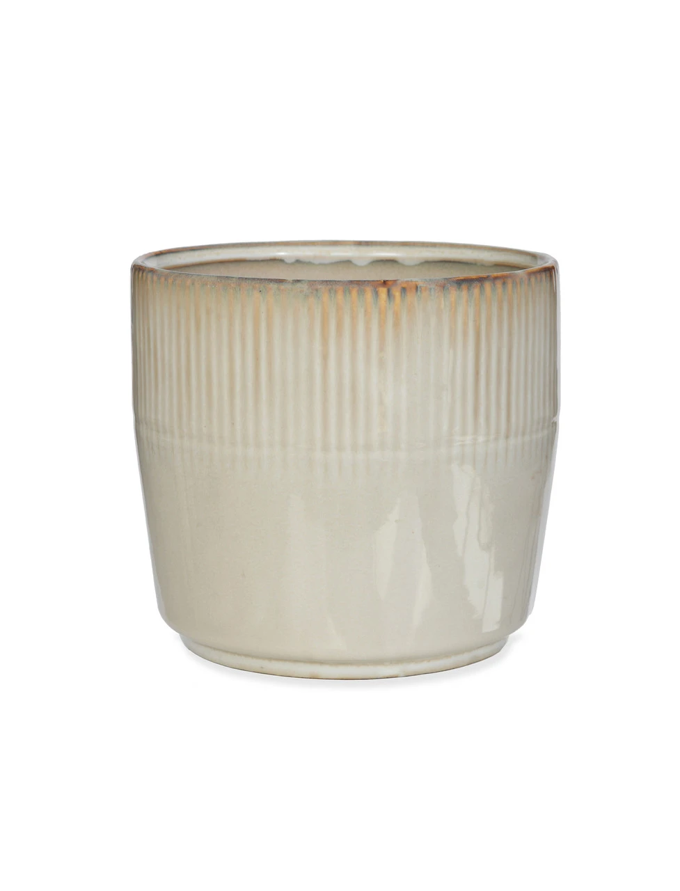 Hillesley Pot - Ivory - 16.5cm 2 Hillesley Pot - Ivory - 16.5cm - Image 2