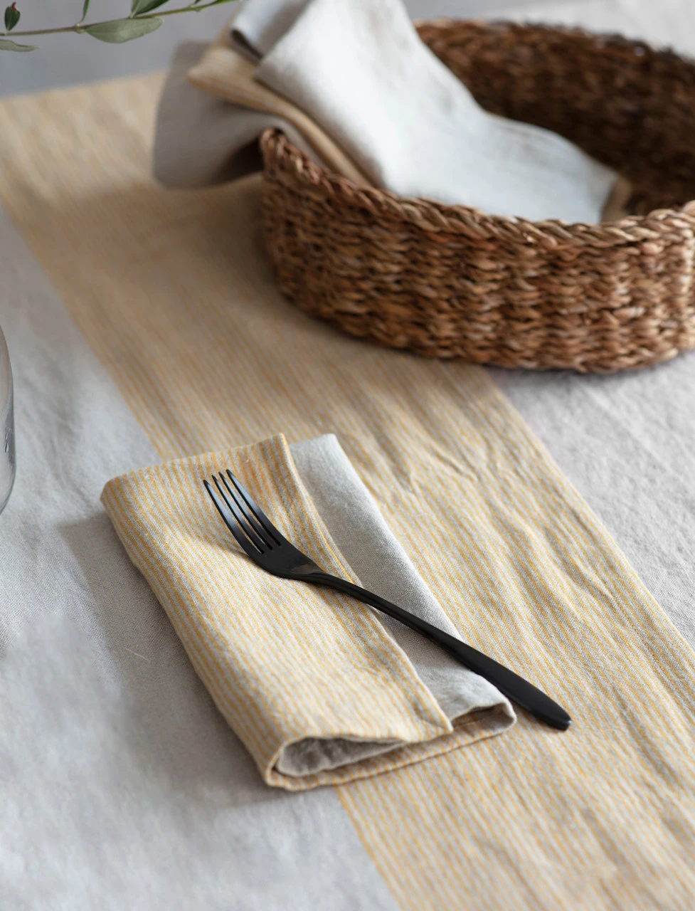 Set Of 4 Hazleton Napkins - Turmeric 1 Set Of 4 Hazleton Napkins - Turmeric