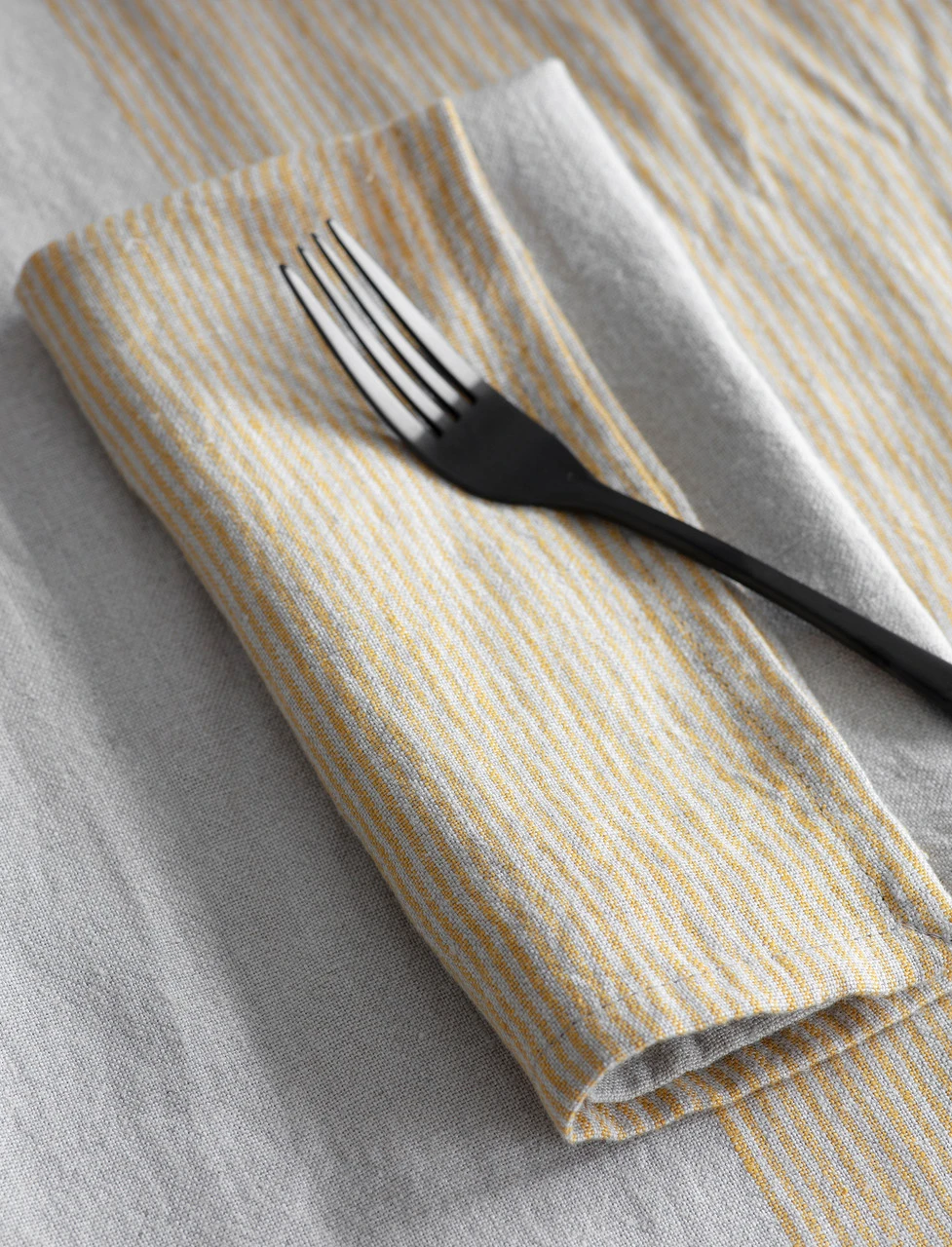 Set Of 4 Hazleton Napkins - Turmeric 2 Set Of 4 Hazleton Napkins - Turmeric - Image 2