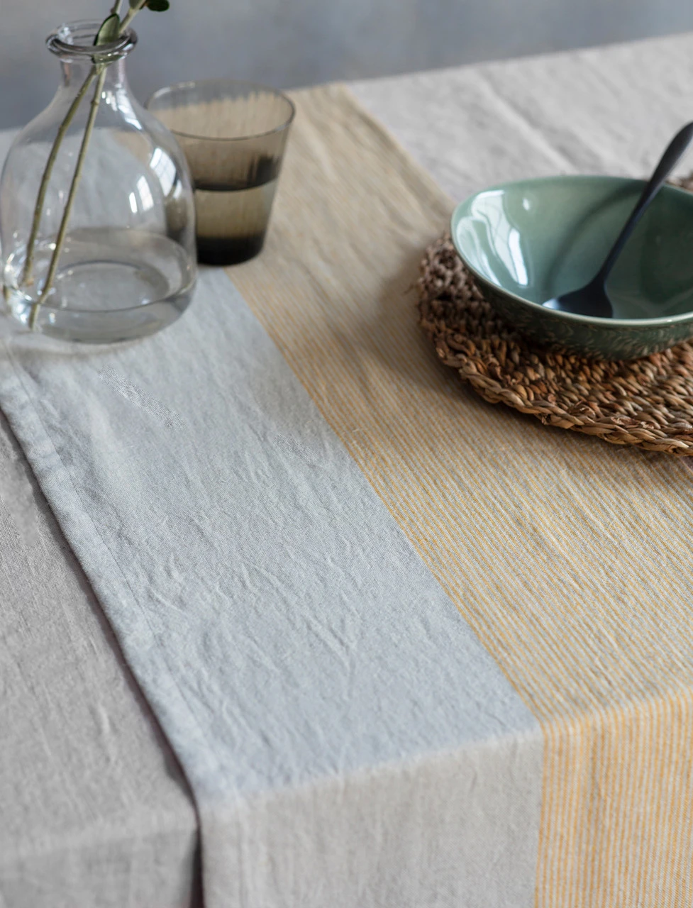 Hazleton Table Runner - Turmeric 1 Hazleton Table Runner - Turmeric