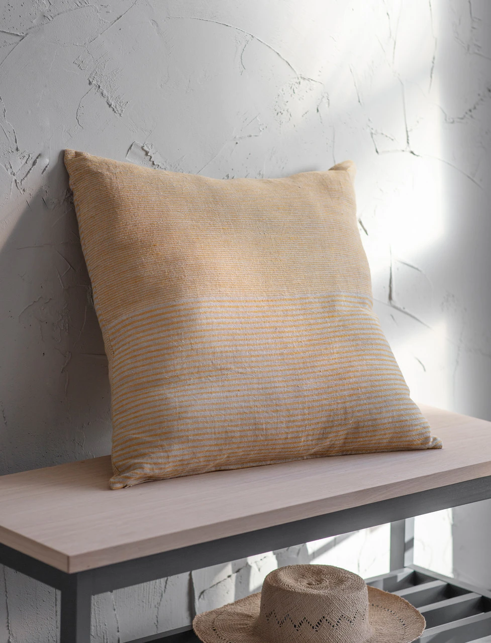 Hazleton Cushion - Turmeric - 60 X 60cm 1 Hazleton Cushion - Turmeric - 60 X 60cm