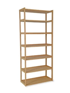 Hambledon Bookshelf -Garden Trading Store Hambledon Bookshelf Oak FUOA65 Angled 72973.1666863818