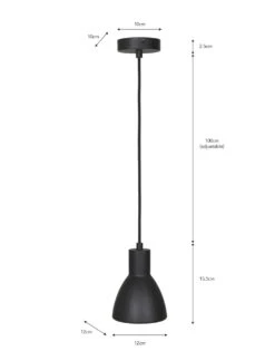 Bankside Pendant Light - Black 7 Bankside Pendant Light - Black -Garden Trading Store LABN01 portrait 9 32746.1638535836