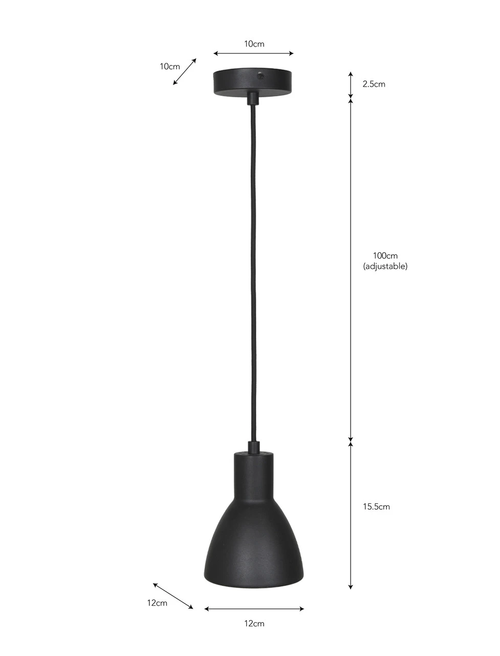 Bankside Pendant Light - Black 4 Bankside Pendant Light - Black - Image 4