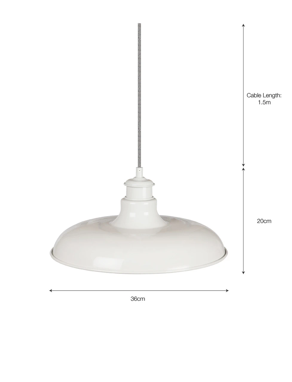 Toulon Pendant Light - Chalk 4 Toulon Pendant Light - Chalk - Image 4