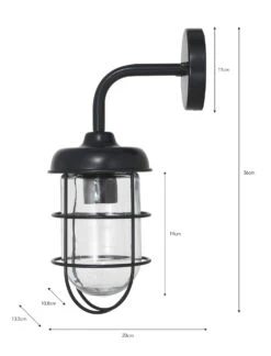 Harbour Wall Light - Carbon 7 Harbour Wall Light - Carbon -Garden Trading Store LACN40 portrait 9 25739.1638532932
