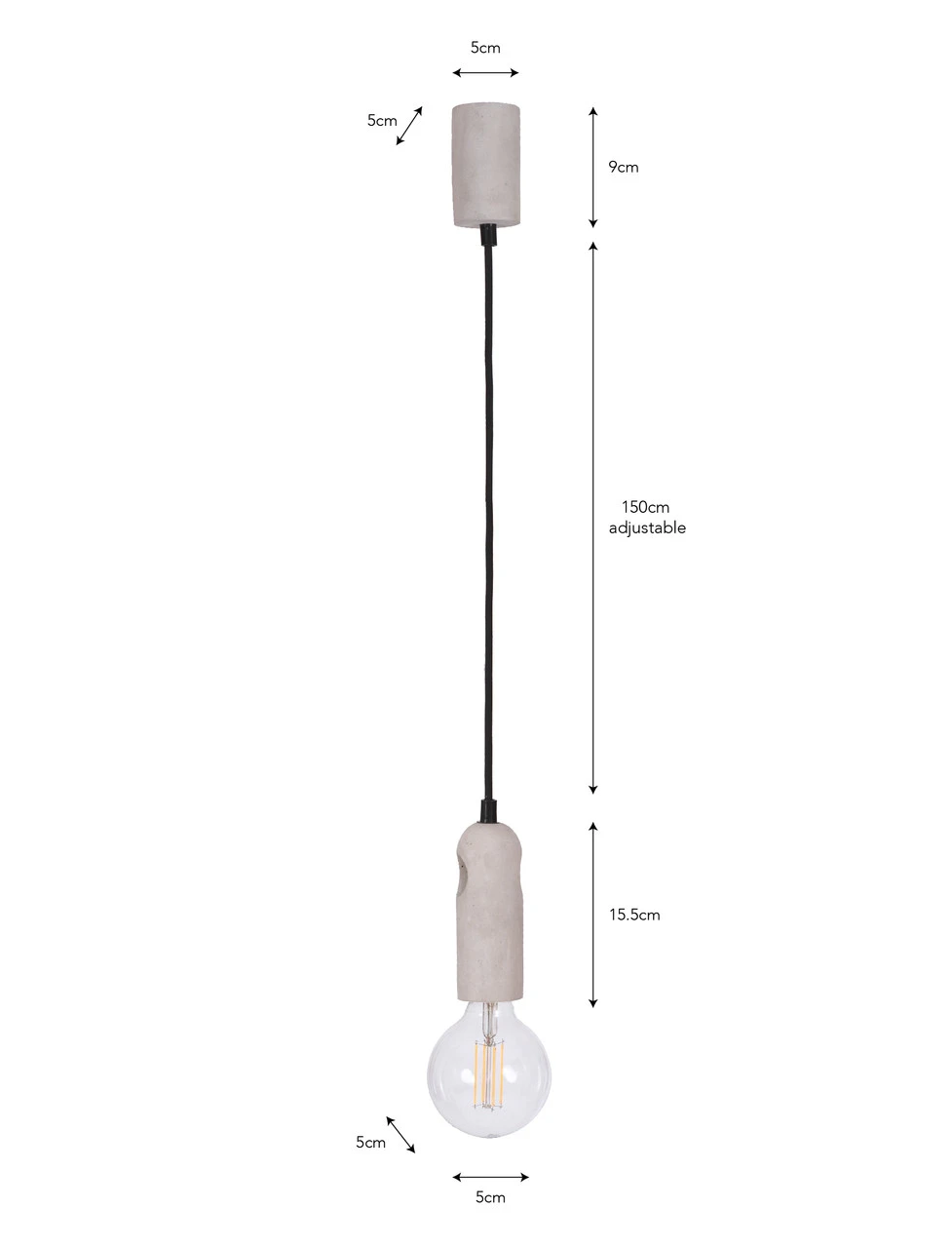 Danvers Pendant Light - Concrete 6 Danvers Pendant Light - Concrete - Image 6