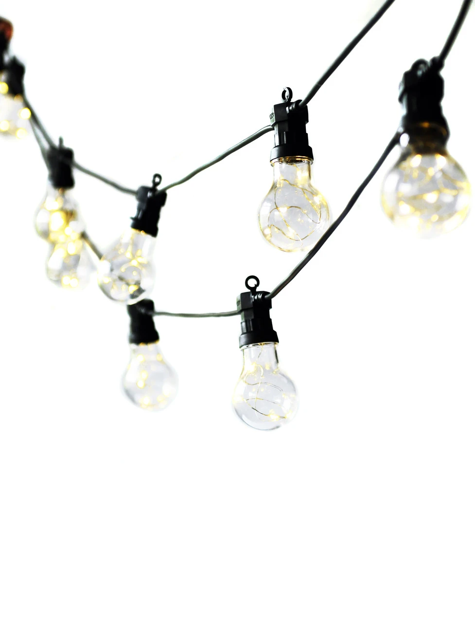Festoon Classic Lights - Black - 20 Bulbs 3 Festoon Classic Lights - Black - 20 Bulbs - Image 3