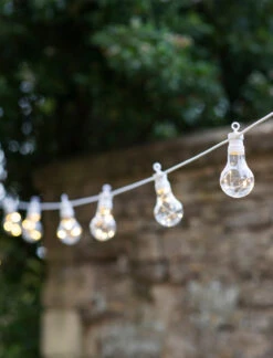 Festoon Classic Lights - White - 10 Bulbs