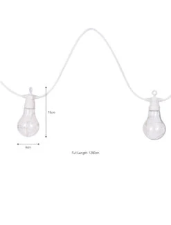 Festoon Classic Lights - White - 20 Bulbs 7 Festoon Classic Lights - White - 20 Bulbs -Garden Trading Store LAFE09 portrait 9 78970.1638533427