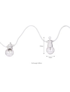 Festoon Golf Ball Lights - White 5 Festoon Golf Ball Lights - White -Garden Trading Store LAFE10 portrait 9 55440.1638533429