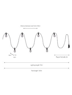 Festoon Classic Lights - Smoked - 20 Bulbs -Garden Trading Store LAFE17 portrait 9 14928.1652081316