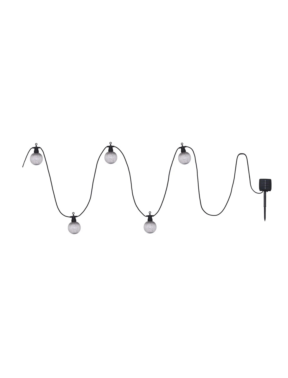 Solar Festoon Linear Lights - Smoked - 10 Bulbs 3 Solar Festoon Linear Lights - Smoked - 10 Bulbs - Image 3