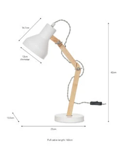 Folgate Desk Lamp - Lily White -Garden Trading Store LAFO01 portrait 9 28400.1638469865