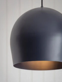 Grafton Pendant Light - Ink -Garden Trading Store LAGF01 portrait 3 47250.1638535297