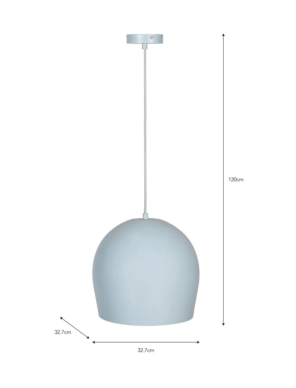 Grafton Pendant Light- Tarn Blue 5 Grafton Pendant Light- Tarn Blue - Image 5