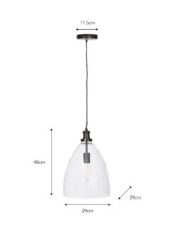 Hoxton Bullet Pendant Light - Antique Bronze -Garden Trading Store LAHO07 portrait 9 91665.1638535330