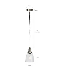 Hoxton Domed Pendant Light - Satin Nickel 7 Hoxton Domed Pendant Light - Satin Nickel -Garden Trading Store LAHO09 portrait 9 01516.1638535333