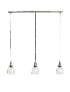 Trio Of Hoxton Domed Pendant Light - Satin Nickel 6 Trio Of Hoxton Domed Pendant Light - Satin Nickel -Garden Trading Store LAHO17 portrait 8 08735.1638469895