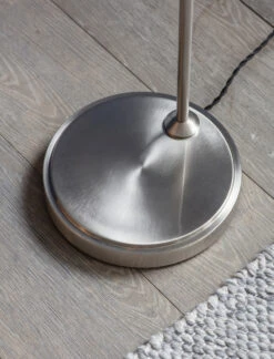 Hoxton Dome Floor Lamp - Satin Nickel 6 Hoxton Dome Floor Lamp - Satin Nickel -Garden Trading Store LAHO21 portrait 3 30003.1638469914