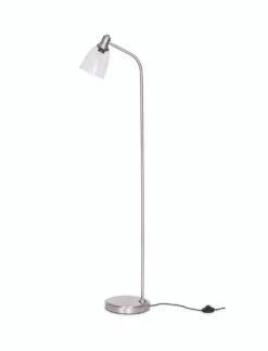 Hoxton Dome Floor Lamp - Satin Nickel 7 Hoxton Dome Floor Lamp - Satin Nickel -Garden Trading Store LAHO21 portrait 8 99417.1638469915
