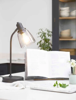 Hoxton Dome Table Lamp - Antique Bronze