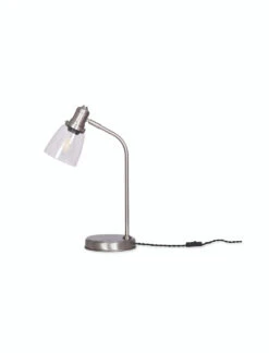 Hoxton Dome Table Lamp - Satin Nickel -Garden Trading Store LAHO24 portrait 8 42170.1638535353