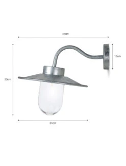 St Ives Swan Neck Light - Silver -Garden Trading Store LAHP01 portrait 9 84182.1638531017